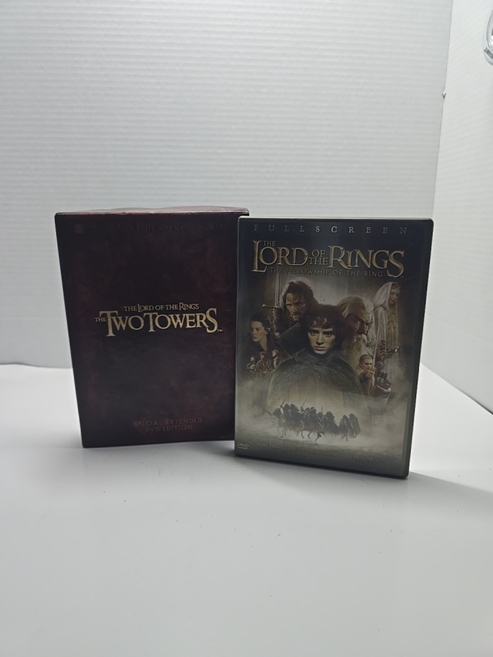 The Lord of the Rings & The Two Towers DVD Box Set - Brown/Tan Artwork